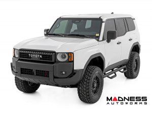 Toyota Land Cruiser Lighting Upgrade - LED Ditch Light Kit - Rough Country 3.5" Round Series Amber DRL